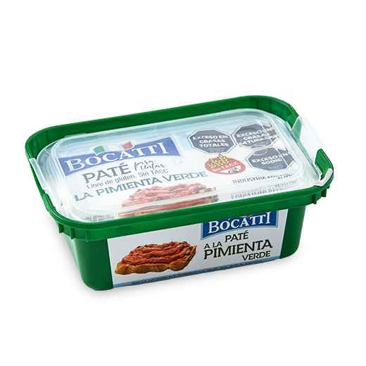 Paté con pimienta verde