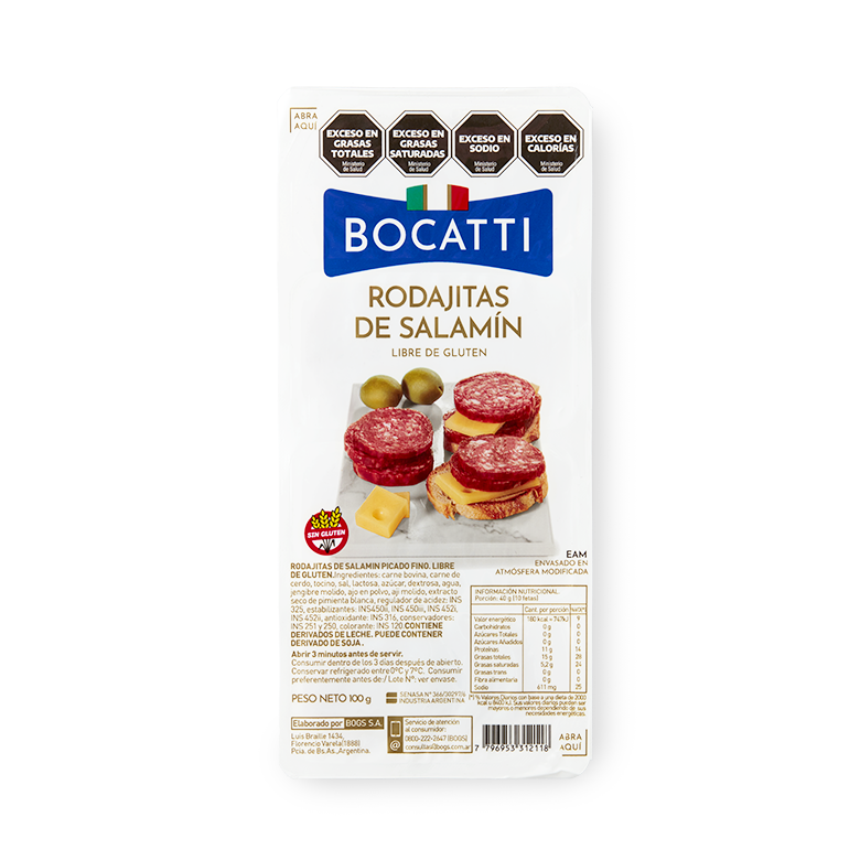 Rodajitas de salamín